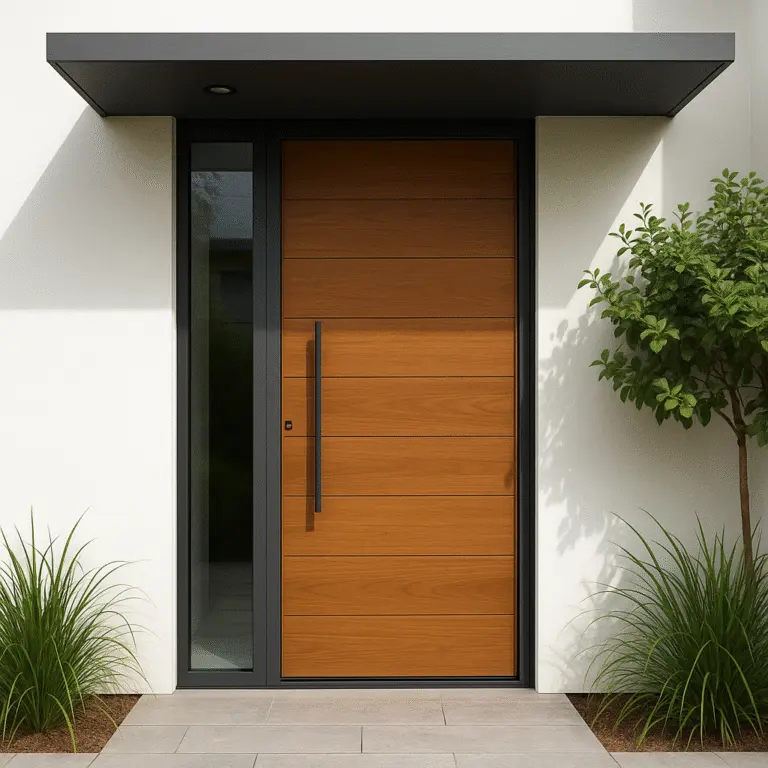 Menuiseries groslay  - porte en bois